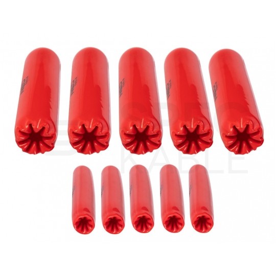 Walizkowy zestaw narzędzi izolowanych dla elektryka 51 elementów: szczypce, wkrętaki, nasadki, klucze, znaki; do serwisowania aut elektrycznych / hybrydowych NEO 01-312