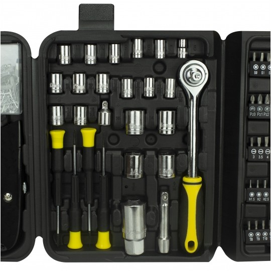 Walizkowy zestaw narzędziowy 117 elementów Kraft&Dele