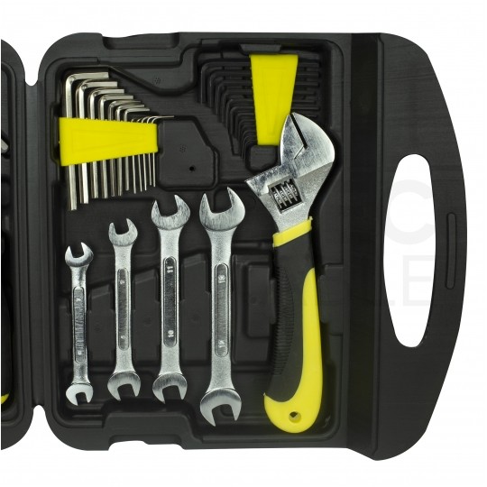 Walizkowy zestaw narzędziowy 117 elementów Kraft&Dele