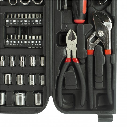 Walizkowy zestaw narzędziowy 95 elementów Kraft&Dele