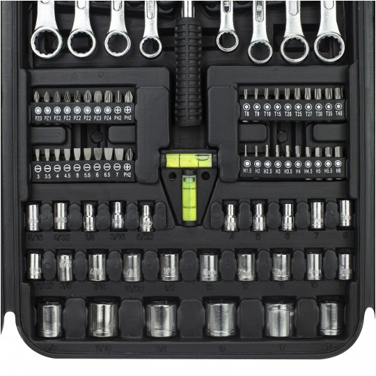 Walizkowy zestaw narzędziowy 95 elementów Kraft&Dele