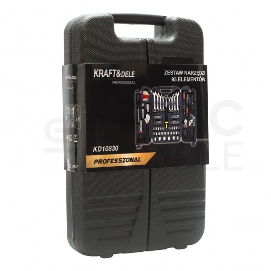 Walizkowy zestaw narzędziowy 95 elementów Kraft&Dele
