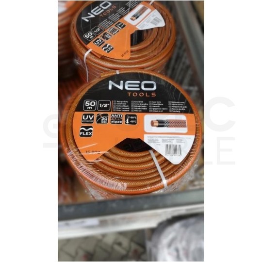 Wąż ogrodowy 1/2" pomarańczowy 30m 4-warstwowy 20 Bar Economic NEO 15-801