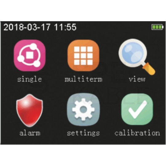 Wielofunkcyjny miernik zawartości gazów O2, H2S, Co, LEL w walizce WT8811 WINTACT