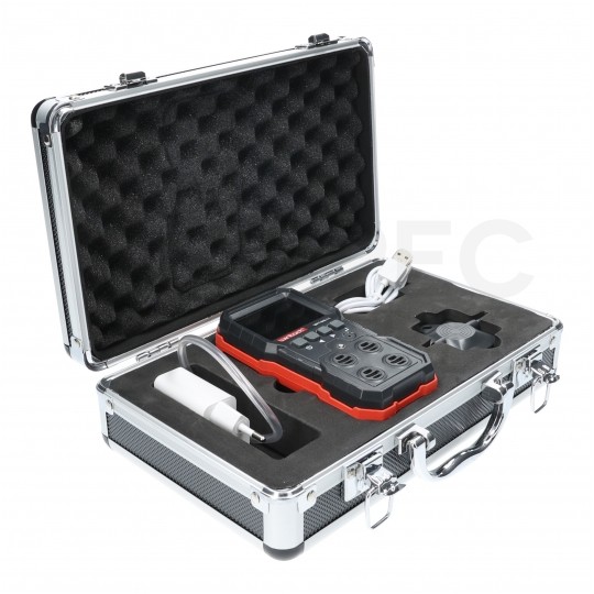 Wielofunkcyjny miernik zawartości gazów O2, H2S, Co, LEL w walizce WT8811 WINTACT