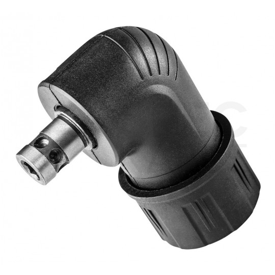 Wiertarko-wkrętarka akumulatorowa 18V Li-Ion z uchwytem samozaciskowym 10mm, adapterem kątowym oraz adapterem krawędziowym bez akumulatora ENERGY+ GRAPHITE 58G022-AD