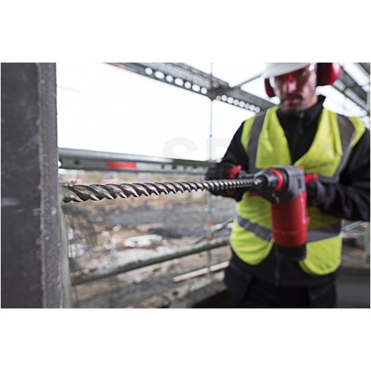 Wiertło do betonu zbrojonego SDS-Plus 8x265mm MX4 z uchwytem SDS+ i końcówką centrującą MILWAUKEE