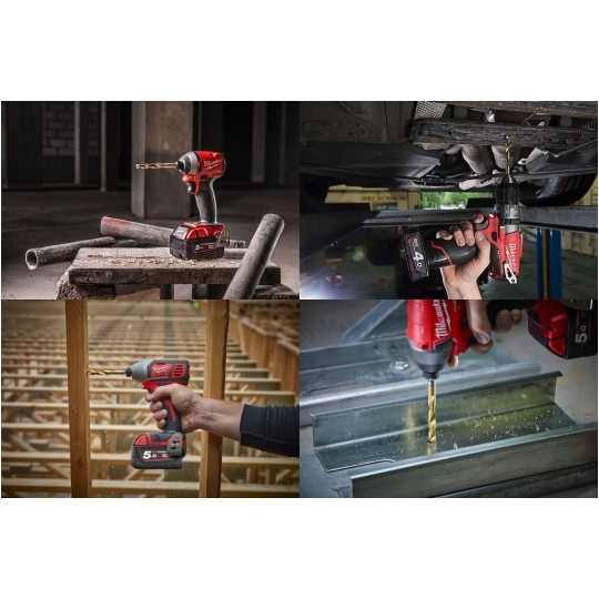 Wiertło do metalu HSS-G kobaltowe 5x86mm RED COBALT MILWAUKEE