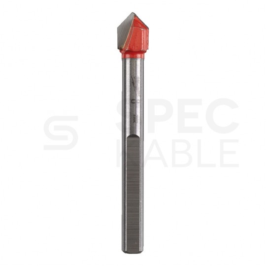 Wiertło do szkła i ceramiki 8x60mm z uchwytem sfazowanym MILWAUKEE