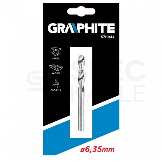 Wiertło prowadzące 80x6,35mm do adaptera 57H938 i 57H940 dla otwornic Bimetalowych GRAPHITE 57H944