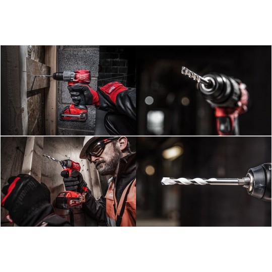 Wiertło uniwersalne 8x120mm z uchwytem 1/4" HEX i końcówką TCT MILWAUKEE