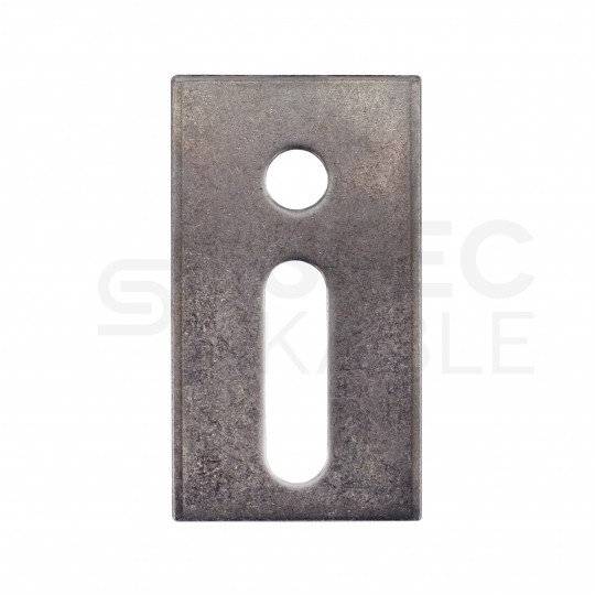 Wkręt śruba dwugwintowa M10x250mm nierdzewna A2 z uszczelką EPDM + adapter montażowy 80x30x5mm