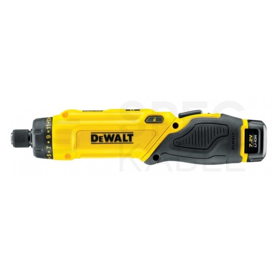 WKRĘTAK AKUMULATOROWY 7.2V 2*1.0AH DEWALT