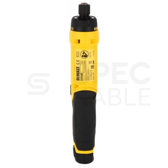 WKRĘTAK AKUMULATOROWY 7.2V 2*1.0AH DEWALT