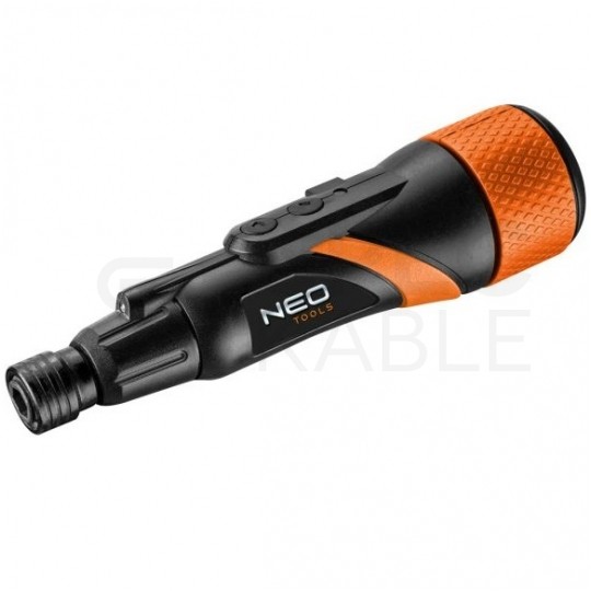 Wkrętak akumulatorowy Micro-USB 3,6V Li-Ion 2.1Nm 280rpm + komplet bitów + etui NEO 04-200