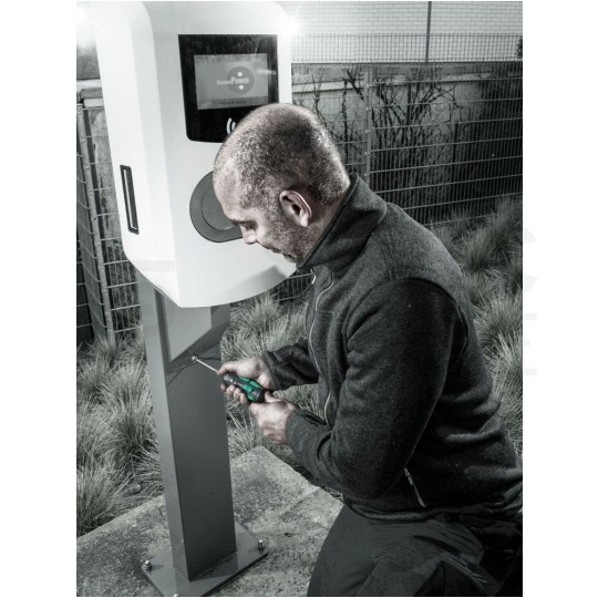 Wkrętak dynamometryczny nastawny 2-6 Nm z systemem szybkiego nastawiania do bitów HEX 1/4" Kraftform SPEED WERA