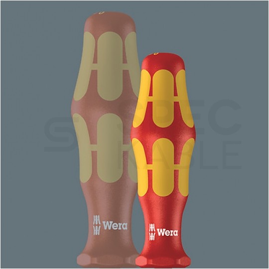 Wkrętak izolowany "Plusminus" PZ/S 2x100mm płasko-krzyżowy ze zredukowaną średnicą trzpienia i rękojeści Extra-Slim 1000V 165iSS WERA