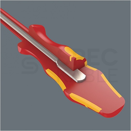 Wkrętak izolowany "Plusminus" PZ/S 2x100mm płasko-krzyżowy ze zredukowaną średnicą trzpienia i rękojeści Extra-Slim 1000V 165iSS WERA