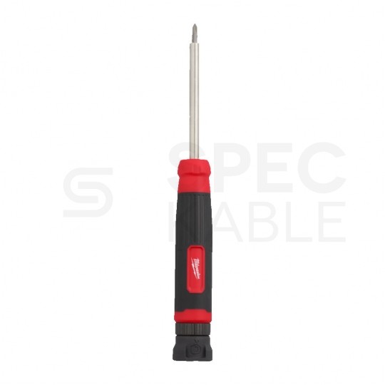 Wkrętak precyzyjny z wymiennymi końcówkami 27w1 Bity PH / SL / T / HEX / PL / Y + magazynek MILWAUKEE