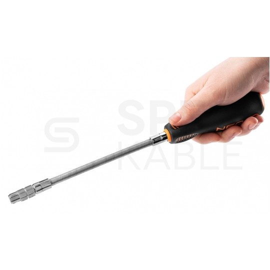 Wkrętak uniwersalny z elastycznym grotem + Bity PH / PZ / SL / T 12szt. NEO 04-215