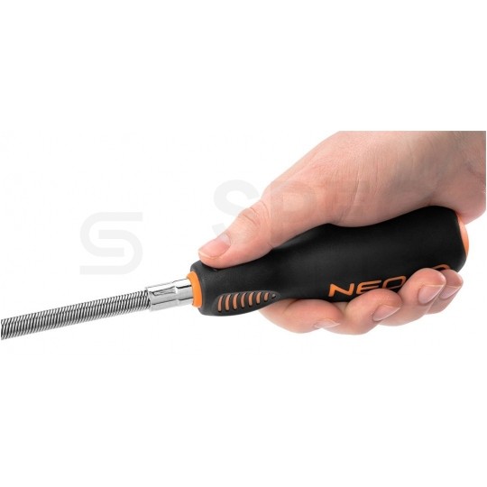 Wkrętak uniwersalny z elastycznym grotem + Bity PH / PZ / SL / T 12szt. NEO 04-215