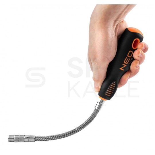 Wkrętak uniwersalny z elastycznym grotem + Bity PH / PZ / SL / T 12szt. NEO 04-215