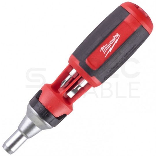 Wkrętak uniwersalny z grzechotką i magazynkiem 9w1 Bity PH / PZ / TX / PŁ MILWAUKEE