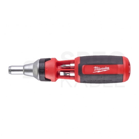 Wkrętak uniwersalny z grzechotką i magazynkiem 9w1 Bity PH / PZ / TX / PŁ MILWAUKEE