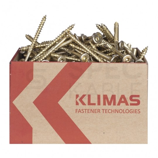 Wkręty ciesielskie z łbem stożkowym i gniazdem TORX 3,5x50 mm MASTER 400szt