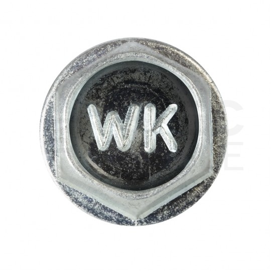 Wkręty farmerskie samowiercące 4,8x35 mm do blachy i drewna z podkładką EPDM biały ocynk KLIMAS 250szt