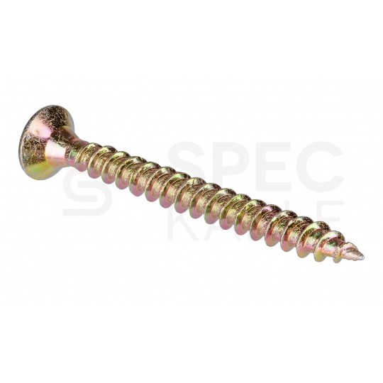 Wkręty hartowane do drewna 4,0x20 mm z łbem stożkowym i pełnym gwintem KLIMAS 5kg 1000szt