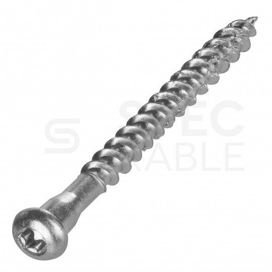 Wkręty z łbem walcowym i gniazdem TORX 5x70 mm do łączników ciesielskich i kątowników MASTER 250szt