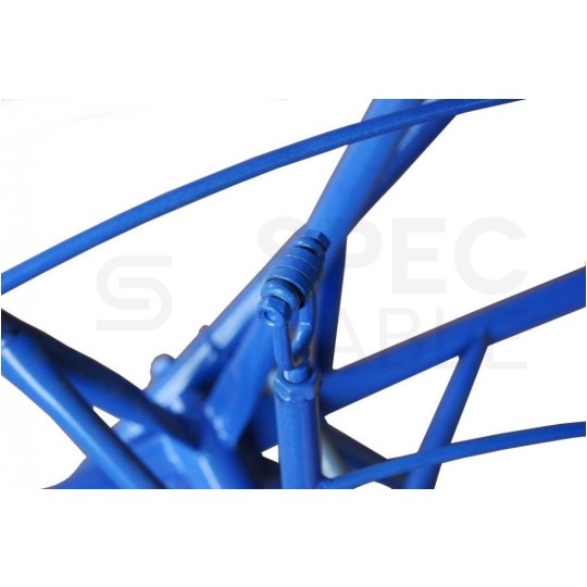 Włókno szklane do wciągania, przeciągania kabli pod drogami, między studzienkami fi: 9mm (+/- 1mm) 150m Komplet ze stojakiem z kółkami TELCOLINE