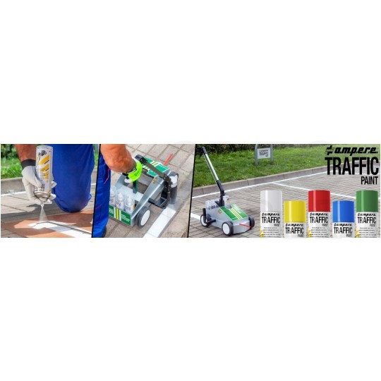 Wózek do malowania, znakowania linii, pasów od 3 do 10 cm AMPERE PERFEKT STRIPER
