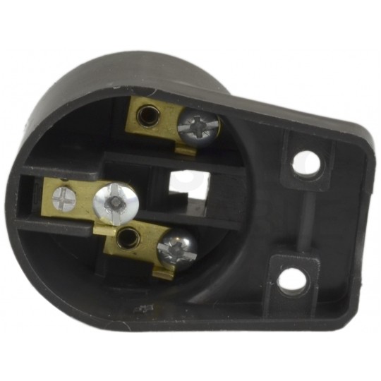 Wtyczka prądowa kątowa [2P+Z] 230V 16A czarna WB-6 na kabel