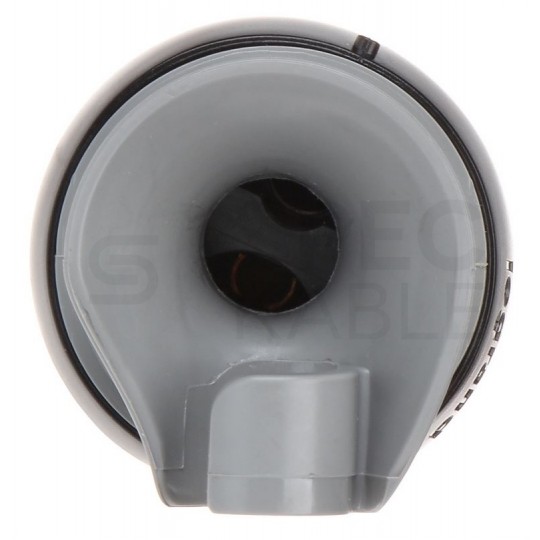 Wtyczka prądowa obrotowa [2P+Z] Uni-Schuko 230V 16A czarno-szara na kabel LEGRAND