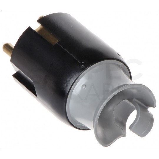 Wtyczka prądowa obrotowa [2P+Z] Uni-Schuko 230V 16A czarno-szara na kabel LEGRAND