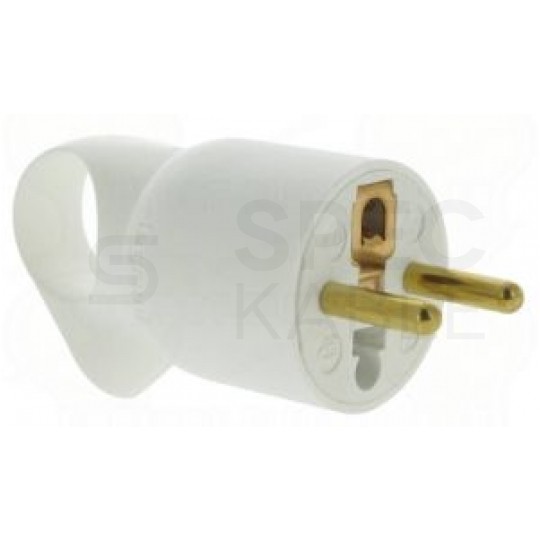 Wtyczka prądowa z uchwytem [2P+Z] 230V 16A biała na kabel LEGRAND