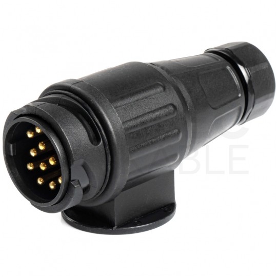 Wtyczka przyczepowa 13-pin 12V plastikowa na kabel