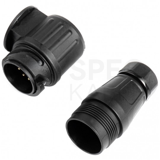 Wtyczka przyczepowa 13-pin 12V plastikowa na kabel