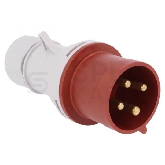 Wtyczka siłowa [4p] 32A 400V przenośna IP44 PAWBOL na kabel