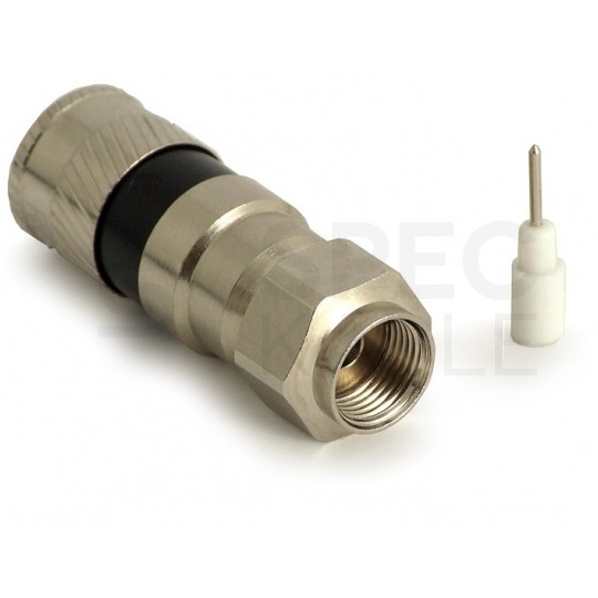 Wtyk antenowy F kompresyjny Platinum na przewód Triset-11 RG-11