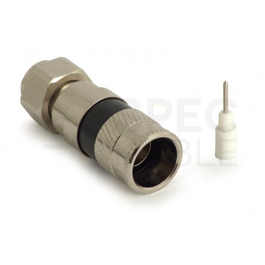 Wtyk antenowy F kompresyjny Platinum na przewód Triset-11 RG-11