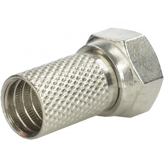 Wtyk antenowy F nakręcany 7,2mm na przewód YWDXpek