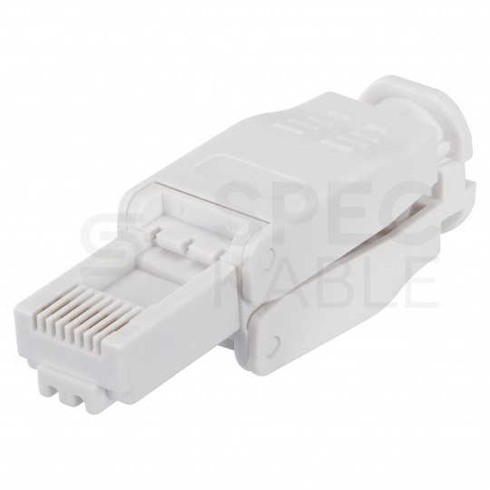 Wtyk beznarzędziowy RJ45 8P8C kat.6 nieekranowany UTP
