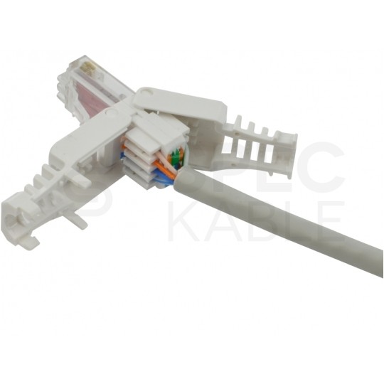 Wtyk beznarzędziowy RJ45 8P8C kat.6 nieekranowany UTP NEKU