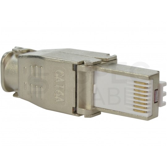 Wtyk beznarzędziowy RJ45 8P8C kat.6A ekranowany FTP STP