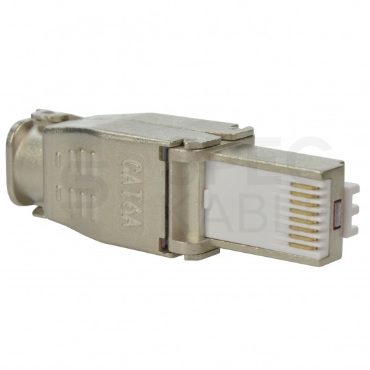 Wtyk beznarzędziowy RJ45 8P8C kat.6A ekranowany FTP STP 10Gb/s PoE++ NEKU
