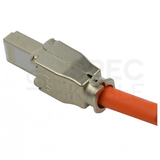 Wtyk beznarzędziowy RJ45 8P8C kat.6A ekranowany FTP STP 10Gb/s PoE++ NEKU