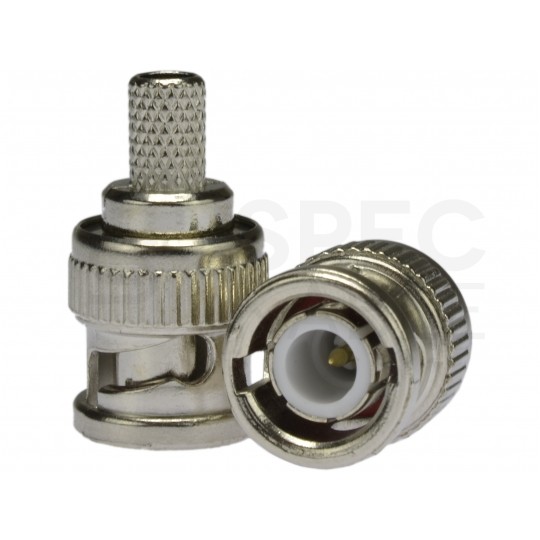 Wtyk koncentryczny BNC 75ohm zaciskany na przewód RG59